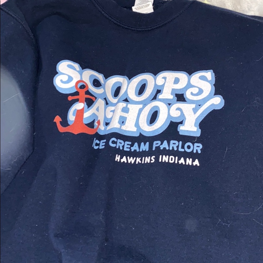 Stranger things scoops ahoy sweatshirt